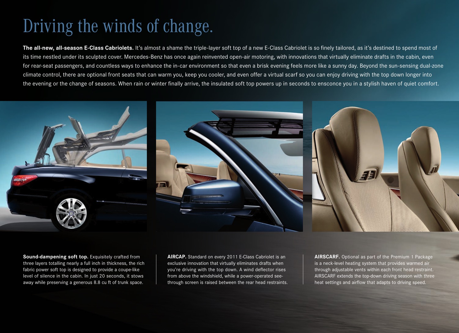 2011 Mercedes-Benz E-Class Coupe Convertible Brochure Page 14